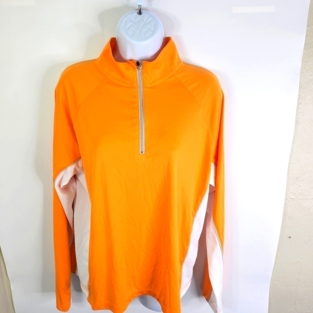 C9 By Champion Lightweight Jacket Women's Size XL Orange White